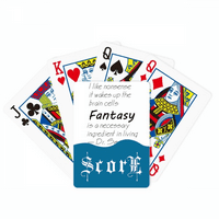 Fantasy je sastojak u životu citat rezultata poker igračke kartice Inde