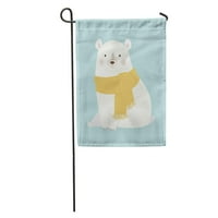 Crtani film Slatki Polarni medvjed ZOO ZOO karaktera vesela vrtna zastava ukrasna zastava kuće baner