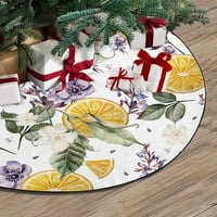 Šarene vodene ploče Cvijeće lavande Xmas Božićna stabla Suknja za prostirku za odmor za zabavu Zatvoreni