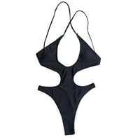Žene Solid Color Sexy Plus Size Svoj kupaći kostim Monokini Bathing Suit Chmora