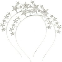 Dječji pentagramski obruči u obliku kose sjajni ukras za glavu zvijezda