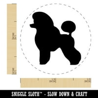 Minijaturni pudli pas Čvrsta gumena marka za čipke za izradu žigovanja - srednje