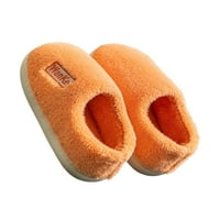 Lacyhop Womens Fuzzy Sliper Fluffy tople cipele Mekane plišane papuče Unutarnje lagana casual kuća narančasta