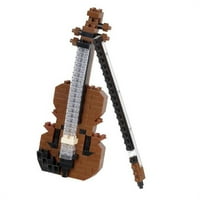 Nanoblock Nan Violine Instruments Collection serija izgradnja igračaka, BO od 12