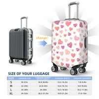 Turistički kofer za prtljag, poklopac ružičastih srca ružičasti elastični pravni kofer zaštitnika, x-velika