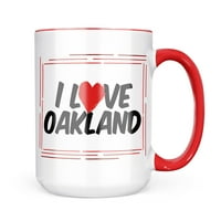 Neonblond I Love Oakland krig poklon za ljubitelje čaja za kavu
