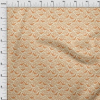 Onuone pamuk poplin tkanina narančasta azijska ptica blok za otisak haljina materijala tkanina za ispis
