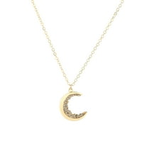 Ogrlica Diamante Moon ogrlica Ogrlica poklon legura za ljubavnika Prijatelja majke žene