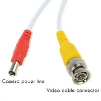 BOO 150FT bijeli BNC zamena za napajanje za MPX88W MPX1684DBT2W MPX86W kabel kamere