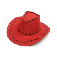 Dječja vintage široka pograna za glavu na pormama Western kaubojski šešir dječake Djevojke za djevojke