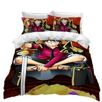 Anime Jedan luffy 3-komadni mekani kompfor posteljinski krevet za dječake Djevojke Tinejdžeri Manga
