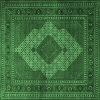 Ahgly Company Zatvoreni pravokutnik perzijski smaragdno zelene tradicionalne prostirke, 5 '8'