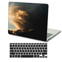 Kaishek plastični tvrdi futrola kompatibilna - rel. MacBook PRO S XDR displej + crni poklopac tastature