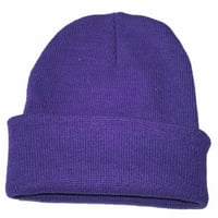 Cuoff Unise Slouchy pletenje Beanie Hip Hop Cap tople zimske šešice