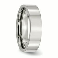 Nehrđajući čelik ravna vjenčana prstena Veličina 10. MAN Classic Modni nakit za tatu muške poklone za