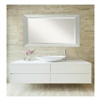 Amanti Art DSW 26-1 4 32-1 4 Pravokutni drveni ugrađen ogledalo vanity
