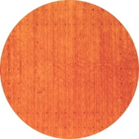 Ahgly Company Indoreni pravokutnik Sažetak Narančasti suvremeni prostirke, 7 '10'