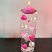 Držači za pijedestalne svijeće za stupčelje za svijeće Valentinovo Vase Filer Vjenčanje Dekor Srce Pearl