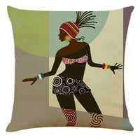 Kuluzego kućni dekor jastuk pokriti lijepa afrička ženska jastučnica jastučni jastuk navlake