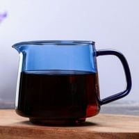 Šalica za kafu Staklo od stakla čaša za kafu čaj mlijeka za vodu za vodu Izdržljivi lonac za kavu otporan na toplinu