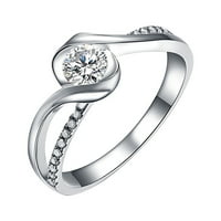 Keusn pjenušava dijamantski prsten dame za žene za žene za žene