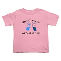 Sretan prvi otac dan smiješne majice malih majica za dječake