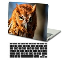 Kaishek plastična tvrda ljuska za objavljenu MacBook Pro retina displej ne dodir + crni poklopac tastature