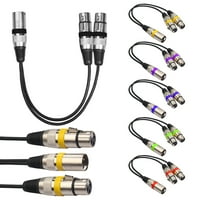 Deyuer Audio kabel izbalansirajući mjenjač za namotavanje Cink Legura u XLR muško za XLR ženski audio