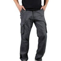 HVYesh muške teretne hlače plus veličina multi džepova hlače na otvorenom taktičke pantalone izdržljive