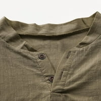 Ketyyh-CHN dugi rukav za muškarce Majica Pamučna majica za muškarce Green, M