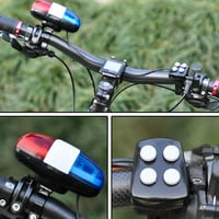 Spoljivost bicikla zvona Bicikl policija zadnja svjetla Flashhing LED zvuk policija sirena truba električni