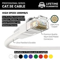CAT5E UTP Ethernet mrežom pokrenut kabel FT bijeli