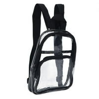 Mini prozirni ruksak, mali čist ruksak otporan na prljavštinu otporan na zipper za sport za sport