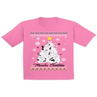 Neugodni stilovi ružna božićna majica za dječake djevojke Xmas meowee djece majice