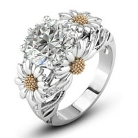 Viadha modni par prsten dvadeset si engleski slovo otvorenog prstena za par nakita