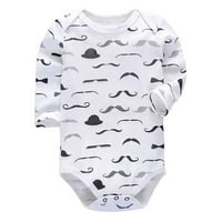 Odjeća za bebe Newborn Khaki Dječji penjački odijelo s dugim rukavima Jednodijelni partnik Chmora