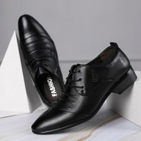 Minimalne cipele muškarci čipke Business kožne cipele casual udobne vjenčane cipele muške odijele cipele