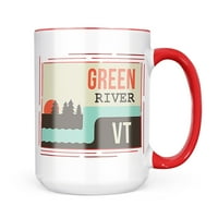 Neonblond USA Rivers Green River - Vući Vermont Poklon za ljubitelje čaja za kavu