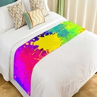 Sažetak Sprej u boji slikarski krevet za spavanje spavaće sobe za posteljinu dekor posteljina Šal