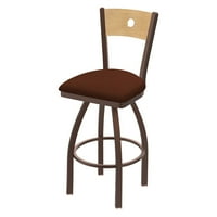 Holland Bar Stool CO Voltaire u. Metalna okretna stolica za okretnu baru sa Fau kožnom sjedalom