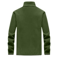 Viadha jakne za muškarce atlezure jakna flece patentni patentni džepni postolje na vrhu termalne džemper