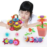 Dječji cvjetni vrtni igračke, cvjetni blokovi zgrade za dječje zgrade igračke, dječje otvorene igračke