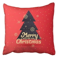Sretan Božić u minimalističkom stilu praznični plakat jastuk za prekrivanje jastuka