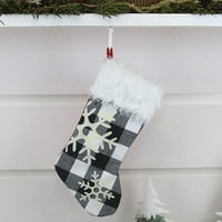 Kreativne božićne čarape Viseći čarape Privjesak Xmas Dekorativne čarape