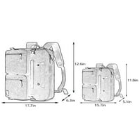 Niuer Boys pehadijski patentni patentni zatvarač Muške vodom otporne na laptop torba za laptop prijenosa