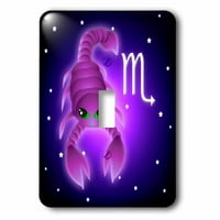 3Droza Slatka astrologija Škorpio Zodijak Sign Scorpion - Jednokrevetni prekidač
