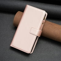 -Lion za iPhone XR Case Novčanik za žene s utorima s karticama, iPhone XR novčanik s ručnim remen, džep