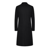Muški vodoottan wardebreer topli kaput za muškarce sa jakne za kapuljače za muškarce Black XL