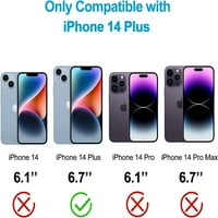 Case iPhone Plus, Clear Ultra Slim Shoototo otporna na kawaii TPU Telefon za iPhone plus slatki poklopac