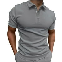 Muška ugrađena polo majica Poslovni casual tenis Golf majica kratki rukav pulover majica majica niz